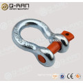 High Tensile Heavy Duty Drop Forged Galvanized Shackle US Type